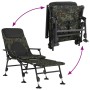 Fishing Lounger Adjustable Mud Legs Folding Camouflage by vidaXL, Outdoor beds - Ref: Foro24-4006421, Price: 134,99 €, Discou...