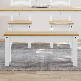 Panama dining bench solid white pine wood 105x30x45 cm by vidaXL, Dining and kitchen benches - Ref: Foro24-4005713, Price: 87...