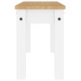 Banco de comedor Panama madera maciza pino blanco 105x30x45 cm de vidaXL, Bancos de comedor y cocina - Ref: Foro24-4005713, P...