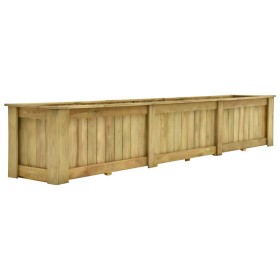 Arriate de madera de pino impregnada 291x50x50 cm de vidaXL, Maceteros y jardineras - Ref: Foro24-49096, Precio: 269,99 €, De...