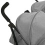 Hellgrauer Manschettenknopfwagen aus Stahl von vidaXL, Kinderwagen - Ref: Foro24-10235, Preis: 203,99 €, Rabatt: %