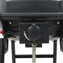 Portable gas barbecue with 1 black cooking zone by vidaXL, Barbecues - Ref: Foro24-276150, Price: 118,99 €, Discount: %