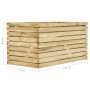 Arriate de madera de pino impregnada 100x50x50 cm de vidaXL, Maceteros y jardineras - Ref: Foro24-49100, Precio: 122,95 €, De...