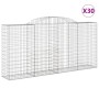 Gabionenkörbe 30 Stück Bogenform Eisen 300x50x140/160 cm von vidaXL, Töpfe und Pflanzgefäße - Ref: Foro24-3146753, Preis: 3,0...