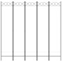 Divider screen with 5 white fabric panels 200x200 cm by vidaXL, Room dividers - Ref: Foro24-350154, Price: 47,76 €, Discount: %