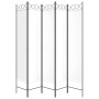 Divider screen with 5 white fabric panels 200x200 cm by vidaXL, Room dividers - Ref: Foro24-350154, Price: 47,76 €, Discount: %