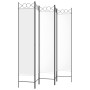 Divider screen with 5 white fabric panels 200x200 cm by vidaXL, Room dividers - Ref: Foro24-350154, Price: 47,76 €, Discount: %