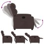 Dark Brown Fabric Recliner by vidaXL, Armchairs - Ref: Foro24-373467, Price: 220,99 €, Discount: %