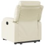 Cream-colored artificial leather lifting recliner by vidaXL, Armchairs - Ref: Foro24-3205043, Price: 303,99 €, Discount: %