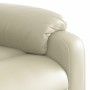 Cream-colored artificial leather lifting recliner by vidaXL, Armchairs - Ref: Foro24-3205043, Price: 303,99 €, Discount: %