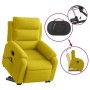 Yellow Velvet Liftable Massage Recliner by vidaXL, Armchairs - Ref: Foro24-3205110, Price: 325,99 €, Discount: %