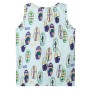 Children's sleeveless t-shirt soft blue mélange 92 by vidaXL, Kids T-shirts - Ref: Foro24-11774, Price: 9,51 €, Discount: %