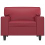 Red synthetic leather armchair 60 cm by vidaXL, Sofas - Ref: Foro24-359410, Price: 183,99 €, Discount: %