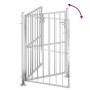 Stainless steel garden gate 100x125 cm by vidaXL, garden gates - Ref: Foro24-376470, Price: 140,99 €, Discount: %