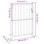 Stainless steel garden gate 100x125 cm by vidaXL, garden gates - Ref: Foro24-376470, Price: 140,99 €, Discount: %