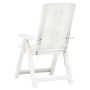 Reclining garden chairs 2 units white plastic by vidaXL, Garden chairs - Ref: Foro24-48766, Price: 131,14 €, Discount: %