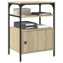 Printer stand 3 levels Sonoma oak 50x40x76 cm by vidaXL, Printer supports - Ref: Foro24-842292, Price: 67,61 €, Discount: %