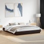 Estructura de cama madera de ingeniería negra 180x200 cm de vidaXL, Camas y somieres - Ref: Foro24-3209836, Precio: 169,27 €,...