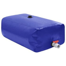 Depósito de agua plegable con grifo PVC 500 l de vidaXL, Sistemas de riego - Ref: Foro24-156325, Precio: 67,99 €, Descuento: %