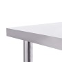 Stainless steel kitchen work table 80x60x85 cm by vidaXL, Restoration - Ref: Foro24-51186, Price: 138,75 €, Discount: %