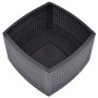 Mesa auxiliar de plástico color moca 54x54x36,5 cm de vidaXL, Mesas de jardín - Ref: Foro24-48776, Precio: 36,95 €, Descuento: %