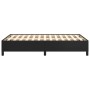 Black synthetic leather bed frame 120x190 cm by vidaXL, Beds and slatted bases - Ref: Foro24-379522, Price: 114,99 €, Discoun...