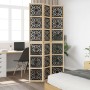 Divider screen 3 panels solid Paulownia wood brown black by vidaXL, Room dividers - Ref: Foro24-358800, Price: 93,99 €, Disco...