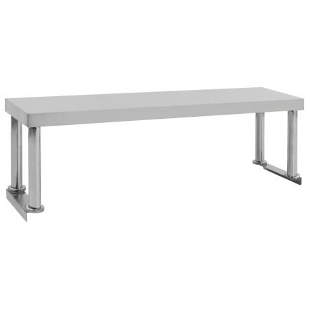 Stainless steel work table shelf 120x30x35 cm by vidaXL, Restoration - Ref: Foro24-51192, Price: 120,99 €, Discount: %