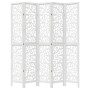 White Paulownia solid wood 5-panel dividing screen by vidaXL, Room dividers - Ref: Foro24-358744, Price: 159,99 €, Discount: %