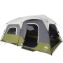 Family tent with LED 9 people quick opening light green by vidaXL, tents - Ref: Foro24-94310, Price: 266,99 €, Discount: %