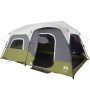 Family tent with LED 9 people quick opening light green by vidaXL, tents - Ref: Foro24-94310, Price: 266,99 €, Discount: %