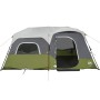 Family tent with LED 9 people quick opening light green by vidaXL, tents - Ref: Foro24-94310, Price: 266,99 €, Discount: %