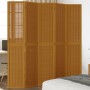 5-panel partition screen solid brown paulownia wood by vidaXL, Room dividers - Ref: Foro24-358823, Price: 135,98 €, Discount: %