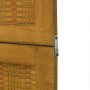 Biombo separador de 5 paneles madera maciza paulownia marrón