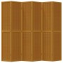 6-panel partition screen solid paulownia wood brown by vidaXL, Room dividers - Ref: Foro24-358828, Price: 185,99 €, Discount: %