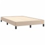 Cappuccino synthetic leather bed frame 120x190 cm by vidaXL, Beds and slatted bases - Ref: Foro24-379501, Price: 95,99 €, Dis...