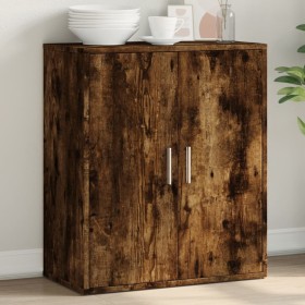 Smoked oak engineered wood sideboard 60x31x70 cm by vidaXL, Sideboards - Ref: Foro24-840461, Price: 61,24 €, Discount: %