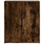 Smoked oak engineered wood sideboard 60x31x70 cm by vidaXL, Sideboards - Ref: Foro24-840461, Price: 61,36 €, Discount: %