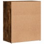 Smoked oak engineered wood sideboard 60x31x70 cm by vidaXL, Sideboards - Ref: Foro24-840461, Price: 61,36 €, Discount: %