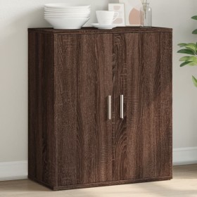 Oak brown engineered wood sideboard 60x31x70 cm by vidaXL, Sideboards - Ref: Foro24-840463, Price: 62,84 €, Discount: %