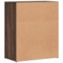 Aparador de madera de ingeniería marrón roble 60x31x70 cm de vidaXL, Aparadores - Ref: Foro24-840463, Precio: 62,71 €, Descue...