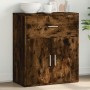 Smoked oak engineered wood sideboard 60x31x70 cm by vidaXL, Sideboards - Ref: Foro24-840468, Price: 66,86 €, Discount: %