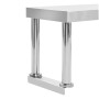 Stainless steel work table shelf 120x30x35 cm by vidaXL, Restoration - Ref: Foro24-51192, Price: 120,99 €, Discount: %