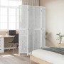 White Paulownia solid wood 4-panel dividing screen by vidaXL, Room dividers - Ref: Foro24-358676, Price: 117,99 €, Discount: %