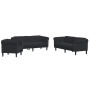 Dreiteilige Sofagarnitur aus schwarzem Samt von vidaXL, Sofas - Ref: Foro24-3209214, Preis: 734,99 €, Rabatt: %