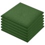 Fall protection rubber tiles 6 units green 50x50x3cm by vidaXL, Floors and carpets - Ref: Foro24-92321, Price: 100,99 €, Disc...