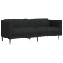 2-piece black fabric sofa set by vidaXL, Sofas - Ref: Foro24-3209240, Price: 554,99 €, Discount: %