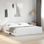 White engineered wood bed frame with drawers 180x200 cm by vidaXL, Beds and slatted bases - Ref: Foro24-3280272, Price: 159,8...