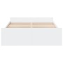 Cama con cajones madera de ingeniería blanco 120x190 cm de vidaXL, Camas y somieres - Ref: Foro24-3280321, Precio: 169,09 €, ...