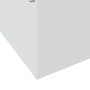 Cama con cajones madera de ingeniería blanca 190x190 cm